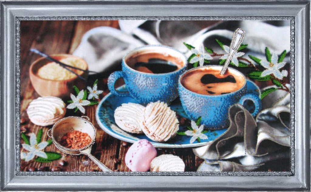 Kit de broderie de perles Café DIY