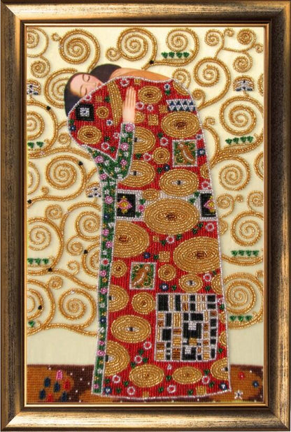 Bead embroidery kit Accomplishment Klimt DIY