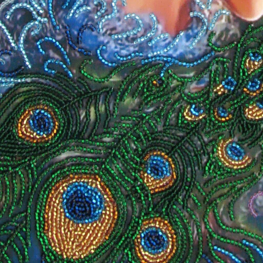 Bead Embroidery Kit "Birds of Paradise" DIY