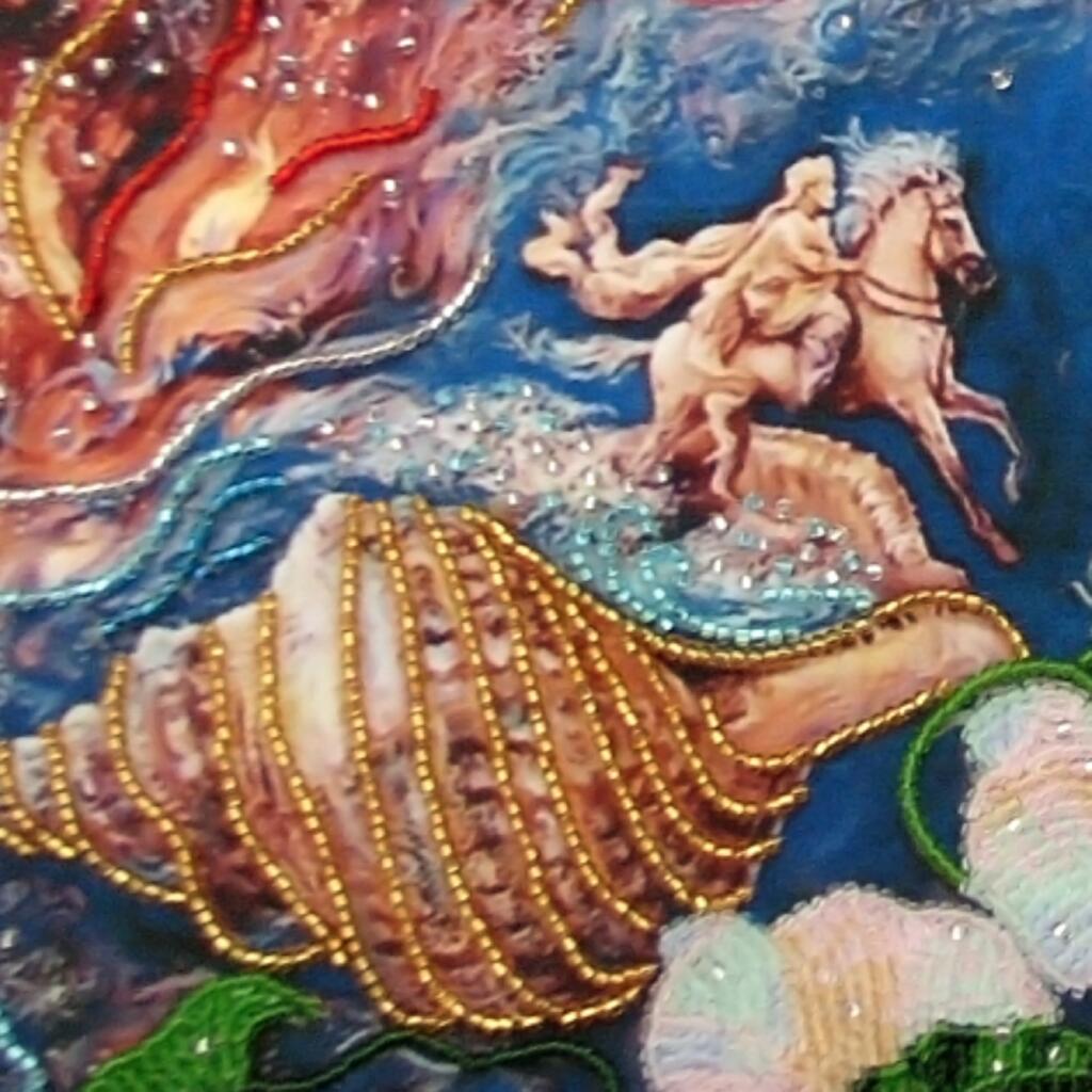 Bead Embroidery Kit "Melody of the Universe" DIY