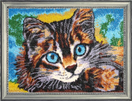 Kit complet de broderie de perles Chat DIY