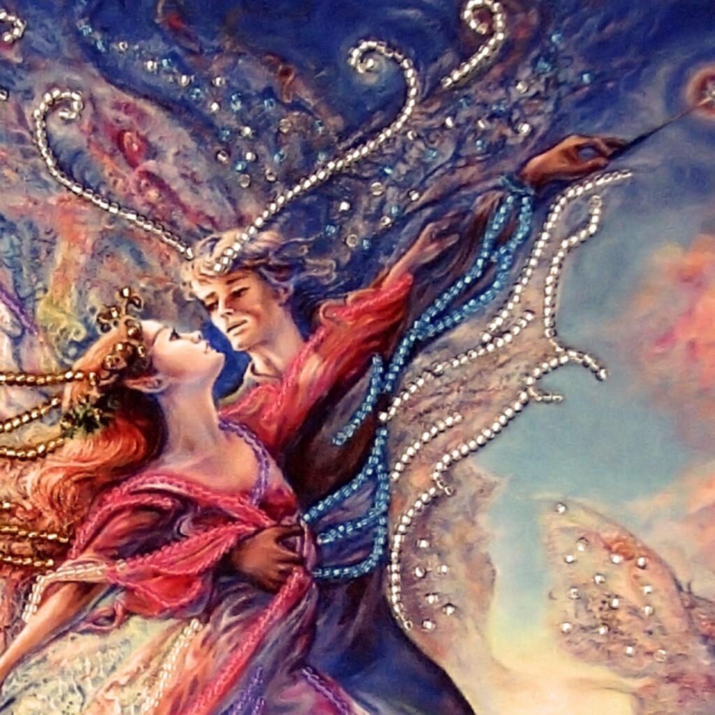 Bead Embroidery Kit "Titania and Oberon" DIY