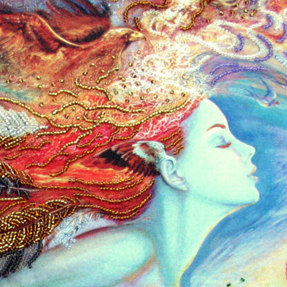 Bead Embroidery Kit "Breath of Flight" DIY