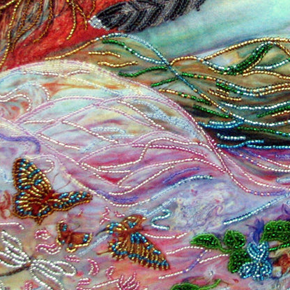 Bead Embroidery Kit "Breath of Flight" DIY