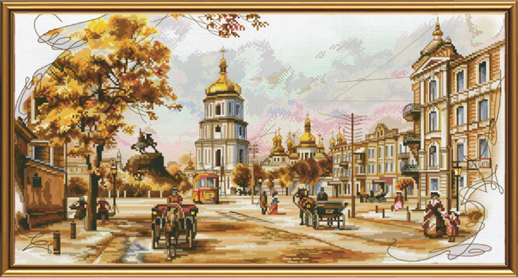 Kreuzstichset Venedig DIY Nova Sloboda