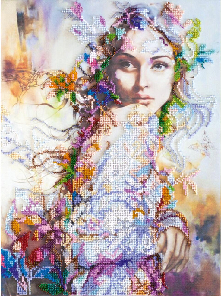 Kit de broderie de perles Lady Spring DIY