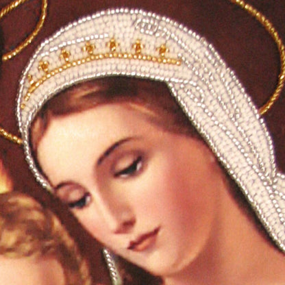 Bead Embroidery Kit "Holy Family" DIY