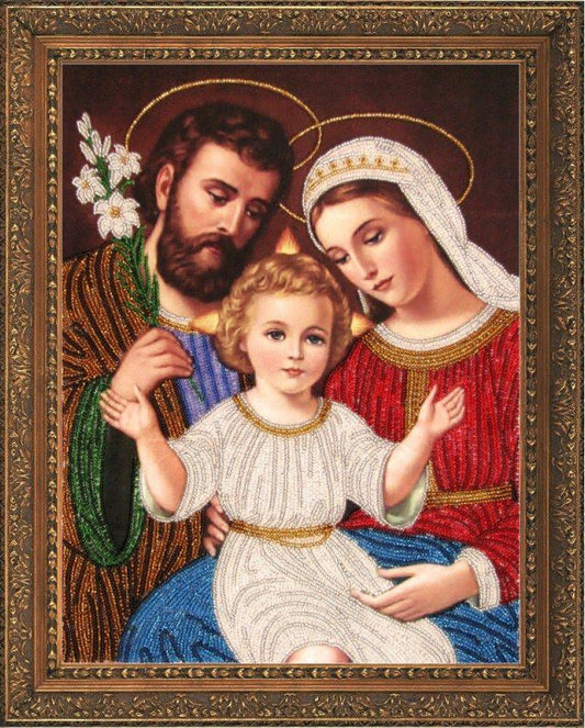 Kit de broderie de perles Sainte Famille DIY