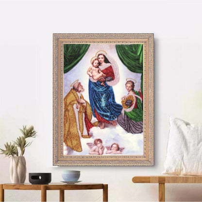 Bead Embroidery Kit "Sistine Madonna" DIY