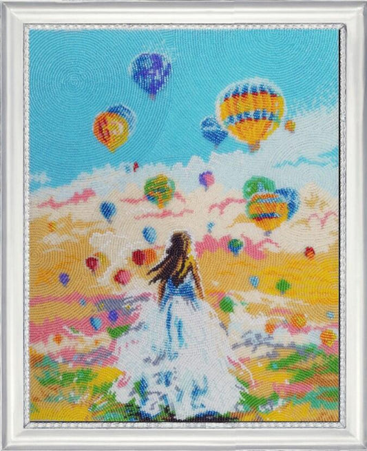 Bead embroidery kit Dream flight DIY