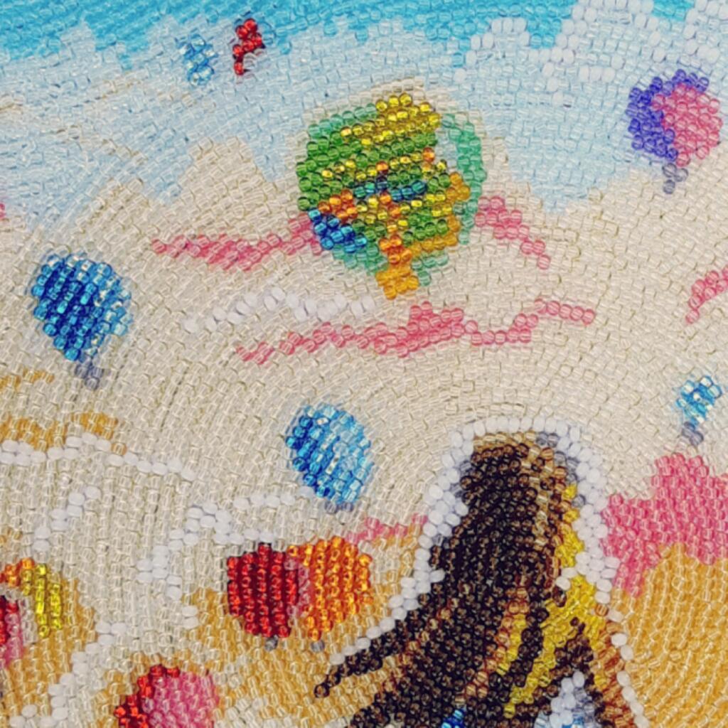 Bead embroidery kit Dream flight DIY