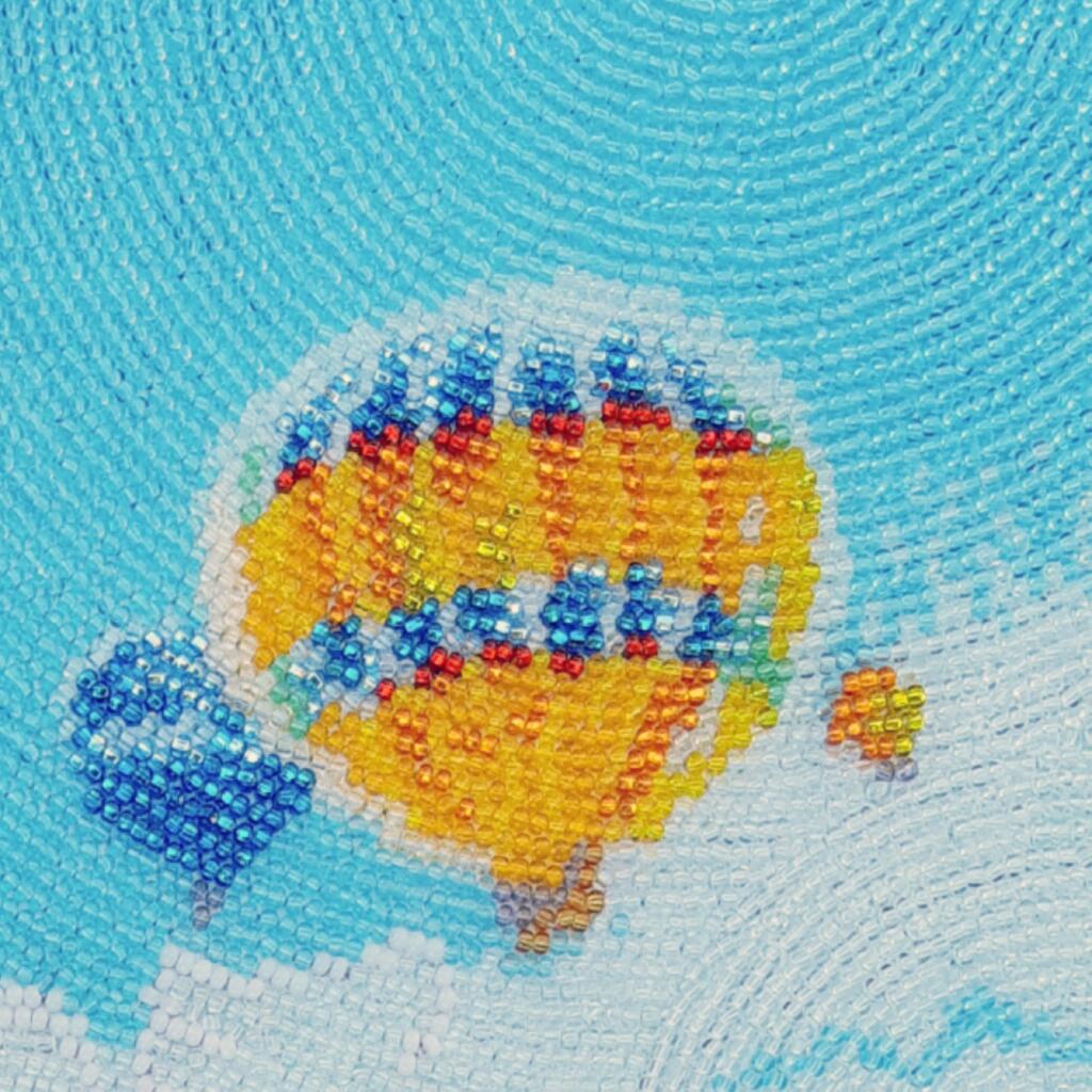 Bead embroidery kit Dream flight DIY