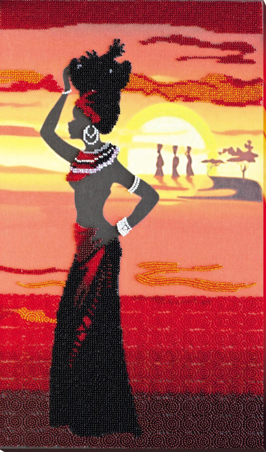 Kit de broderie de perles Afrique DIY