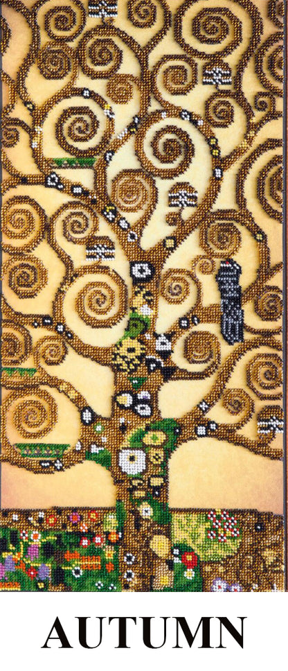 Bead Embroidery Kit The tree of life DIY Abris Art