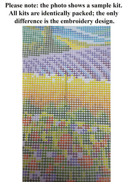 Tapestry Pillow Cover DIY kit "Flowers" Needlepoint kit