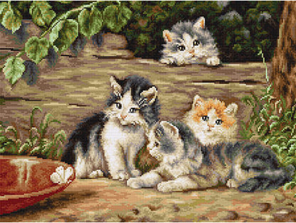 Gobelin kit Needlework Tapestry Kit "Cats" DIY by Luca-S