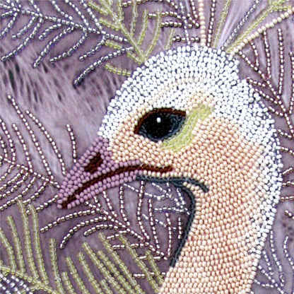 Bead embroidery kit Peacock DIY