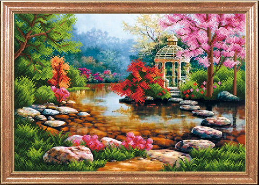 Kit de broderie de perles Sur le lac DIY