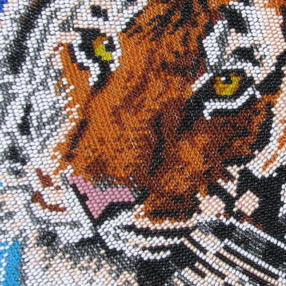 Bead embroidery kit Tiger DIY