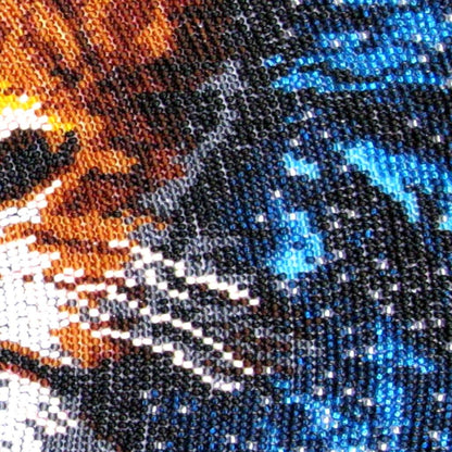 Bead embroidery kit Lion DIY