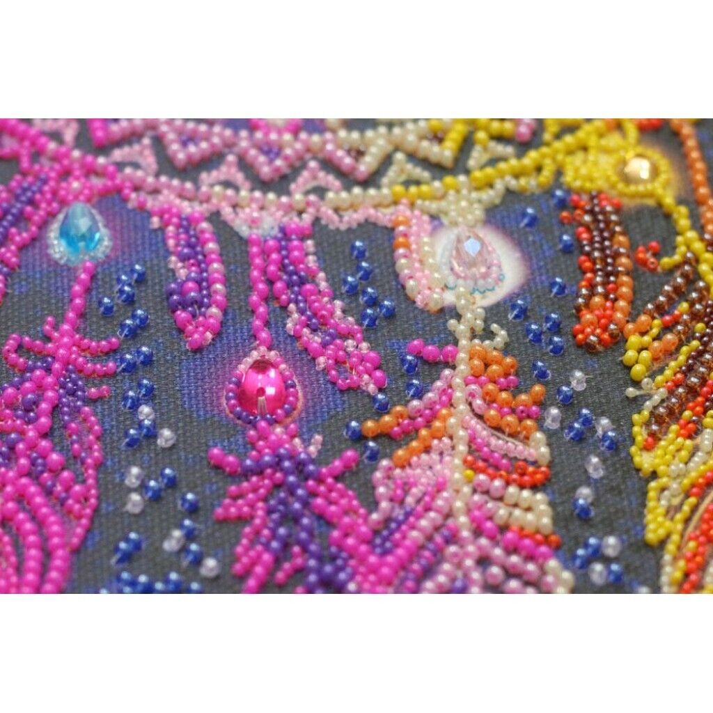 Bead Embroidery Kit Magical dreams Bead stitching Bead needlepoint Beadwork DIY