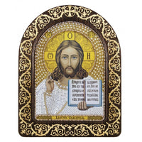 Bead Embroidery Kit Icon God Jesus Lord DIY Beaded stitching Beadwork