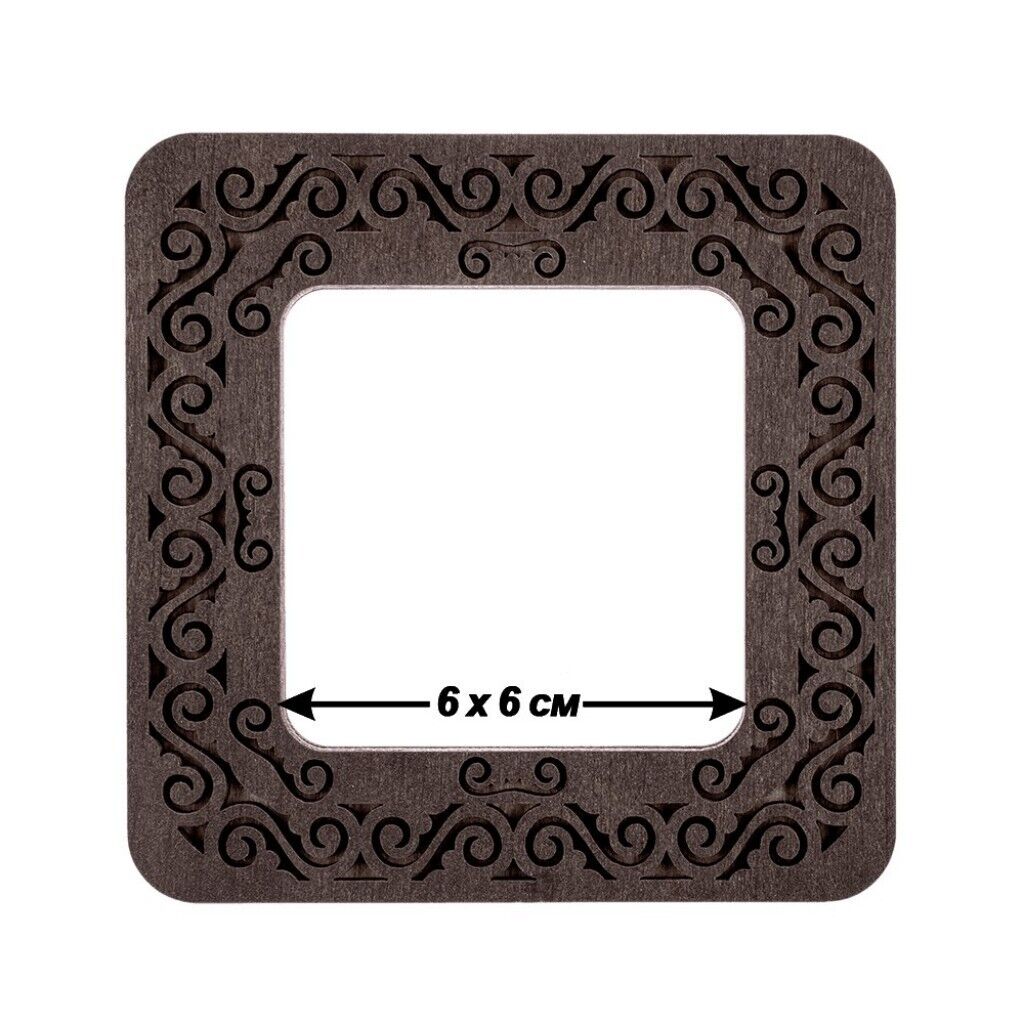 Wooden embroidery frame on magnets Magnetic embroidery frame 10x10cm 4"x4"