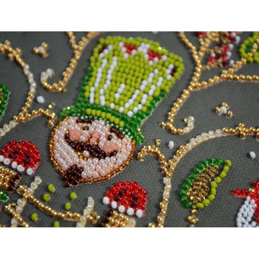 Bead Embroidery Kit The hero of Christmas night Bead needlepoint DIY