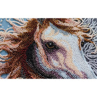 Bead Embroidery Kit DIY Horse Bead needlepoint Beadwork Beading