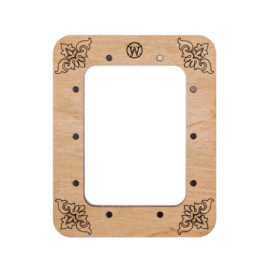Wooden embroidery frame on magnets Magnetic embroidery frame 10.5x13cm 4.2"x5.2"