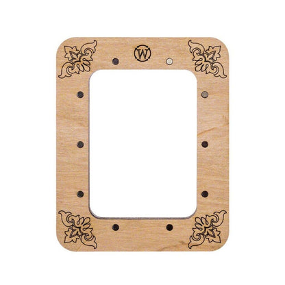 Wooden embroidery frame on magnets Magnetic embroidery frame 10.5x13cm 4.2"x5.2"