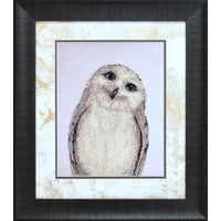 Bead Embroidery Kit Owl Beaded needlepoint Beaded stitching Beadwork DIY