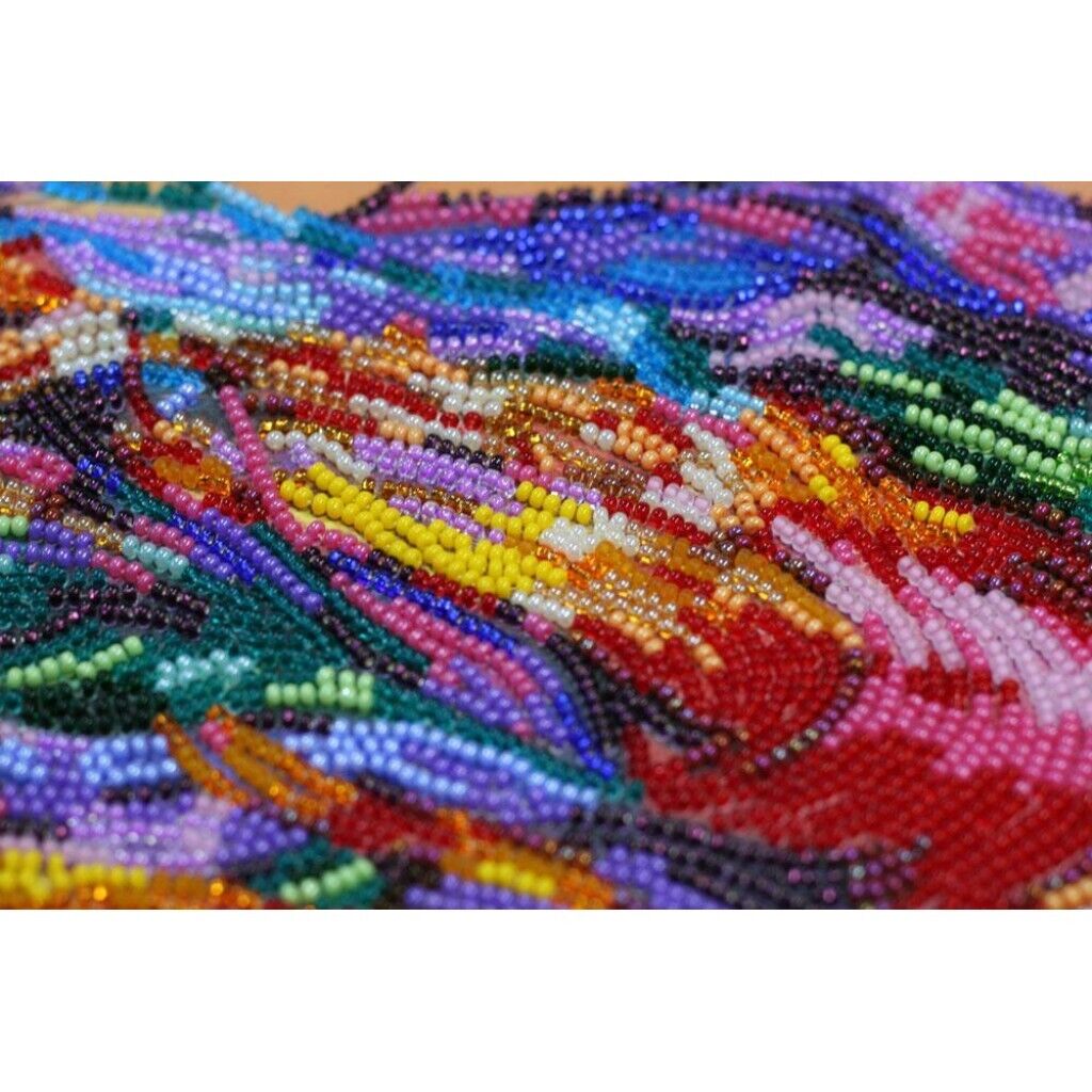 Bead Embroidery Kit Playful wind Bead needlepoint Beadwork DIY