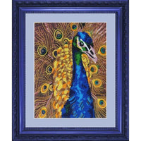 Bead Embroidery Kit Peacock DIY Bead needlepoint Beadwork