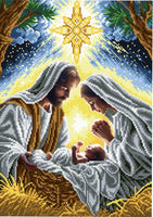 Full Bead Embroidery Kit Nativity of Christ DIY Bead needlepoint Beadwork