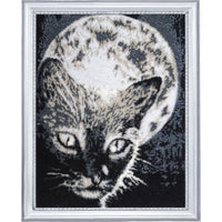 Bead Embroidery Kit Cat DIY Bead needlepoint Beadwork