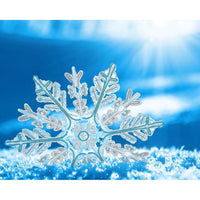 Bead Embroidery Kit Snowflake DIY Bead needlepoint Beadwork