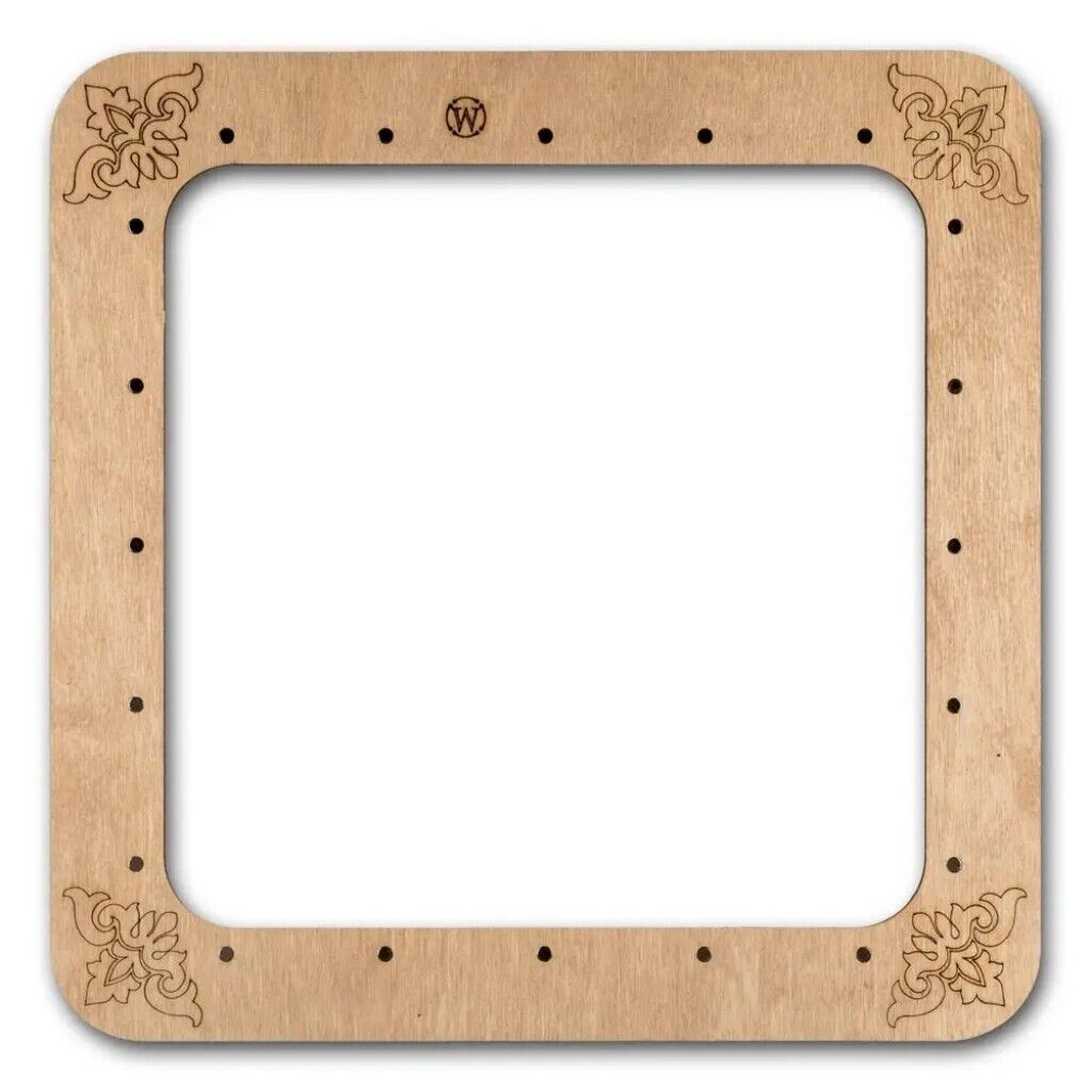 Wooden embroidery frame on magnets Magnetic embroidery frame 19x19cm 7.6"x7.6"