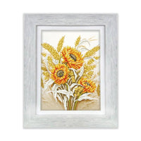 Bead Embroidery Kit Sunflowers DIY Bead needlepoint Bead stitching