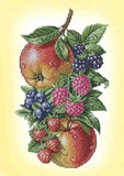 Bead Embroidery Kit Fruits DIY Beaded needlepoint Beaded stitching