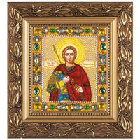 Bead Embroidery Kit Icon St. George DIY Bead needlepoint Beadwork