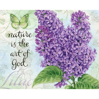 Bead Embroidery Kit Sprig of lilac DIY Beaded needlepoint Beadwork Beading