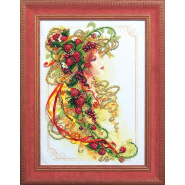 Bead Embroidery Kit Generous summer DIY Bead needlepoint Beadwork