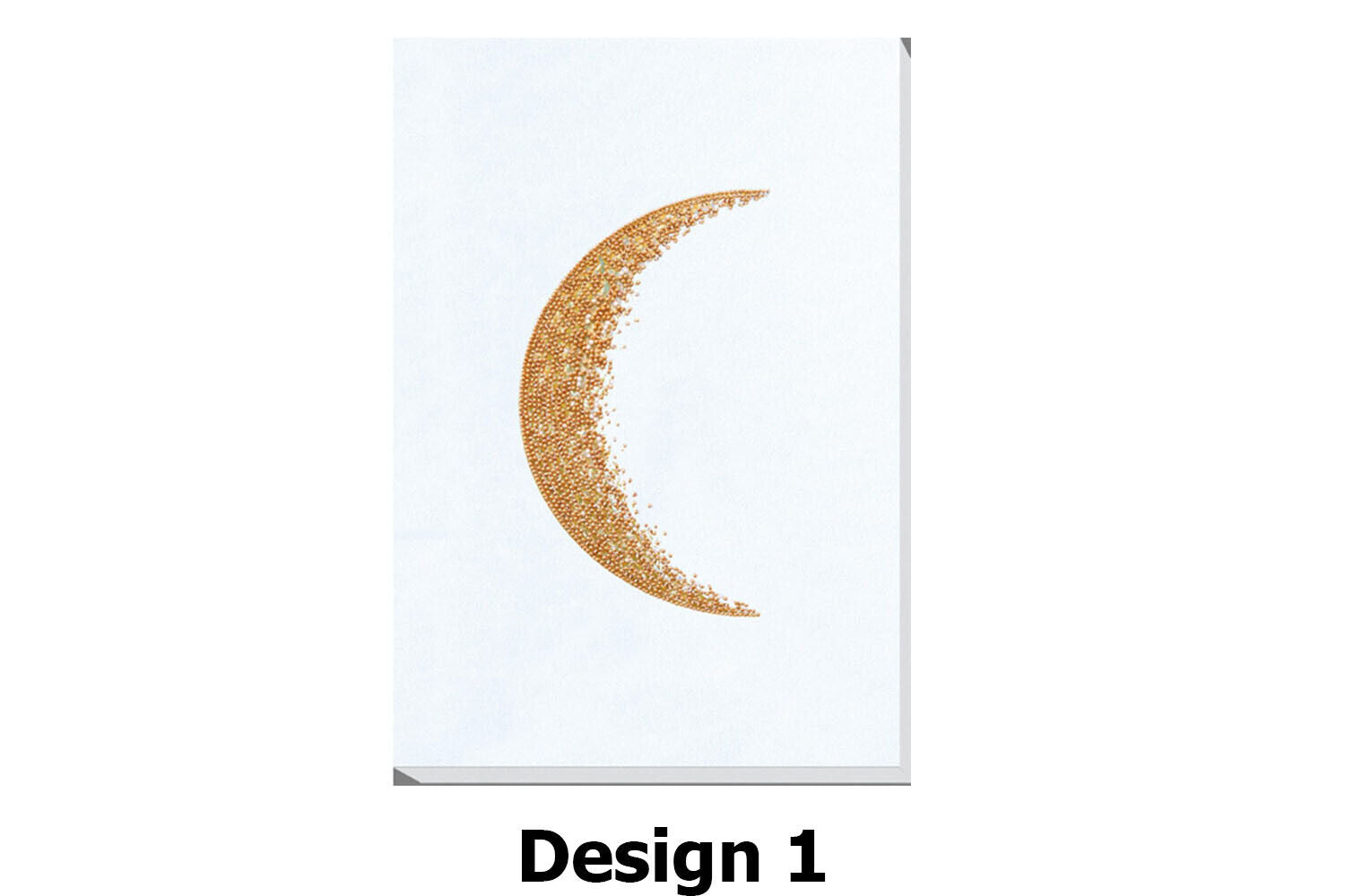 Bead Embroidery Kit Moon Beaded stitching Bead needlepoint Beadwork DIY