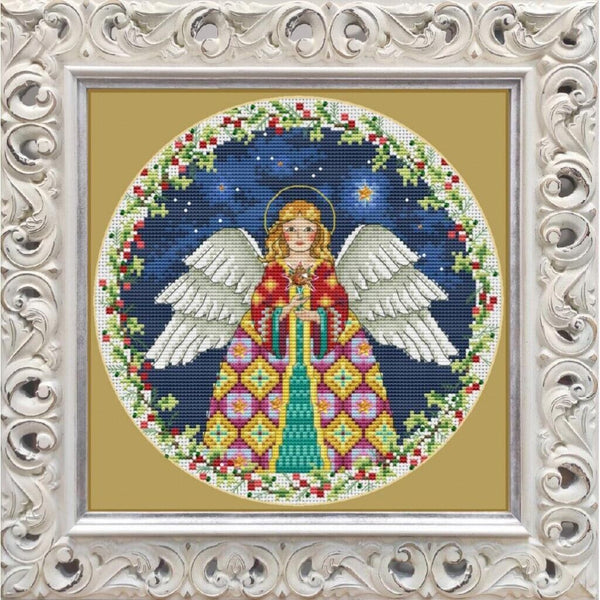 Counted Cross Stitch Kit Angel DIY Unprinted canvas