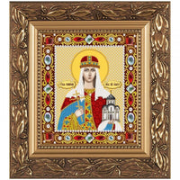 Bead Embroidery Kit Icon St. Olga DIY Bead needlepoint Beadwork