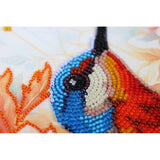 Bead Embroidery Kit A colorful bird Bead needlepoint Beading Beadwork DIY