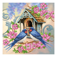 Bead Embroidery Kit Birds Beaded needlepoint Bead stitching Beadwork DIY