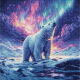 Gobelin kit Tapestry embroidery Kit Northern Lights Luca-S Unprinted canvas