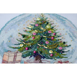 Counted Cross Stitch Kit Christmas tree DIY Unprinted canvas